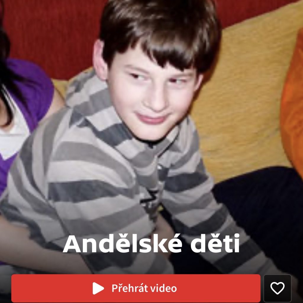 Documentary program on Czech Television - Angel children